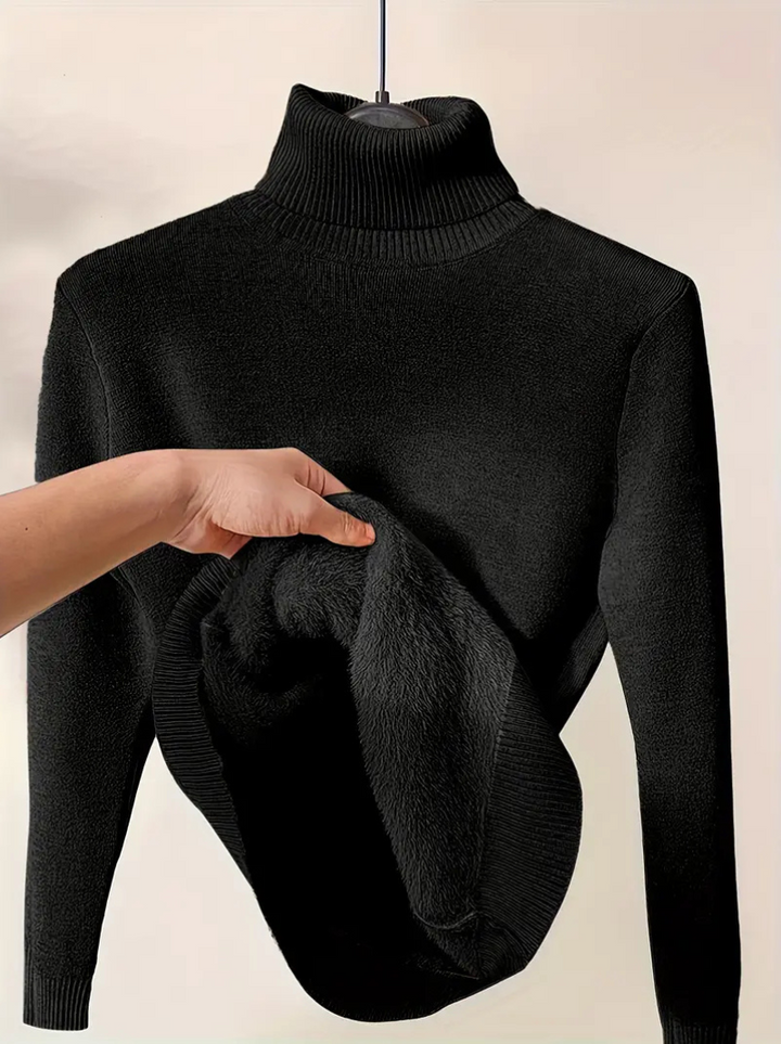 Reliable thermal höghalset jumper for women