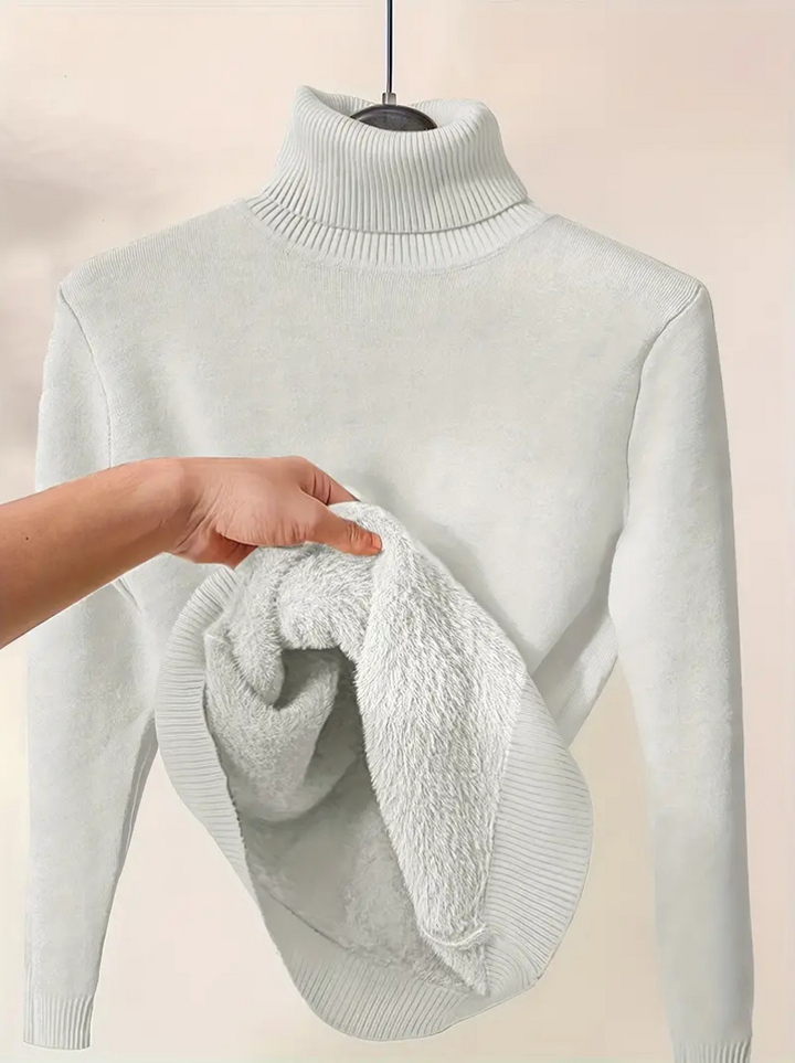 Reliable thermal höghalset jumper for women