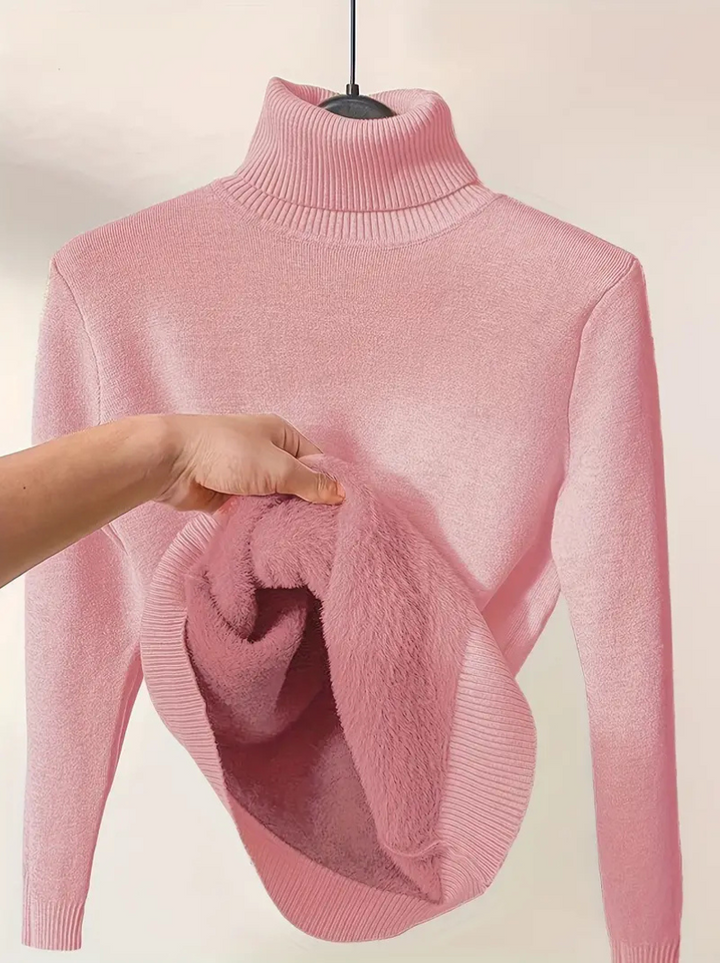Reliable thermal höghalset jumper for women