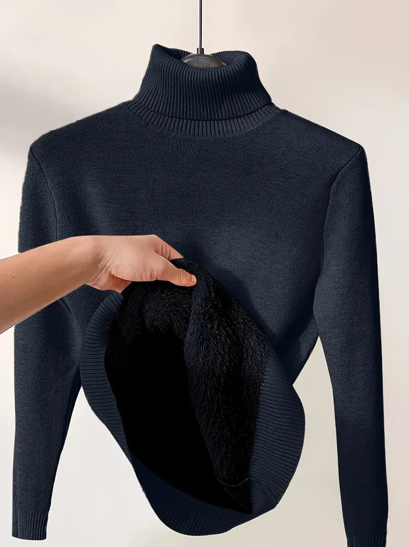 Reliable thermal höghalset jumper for women