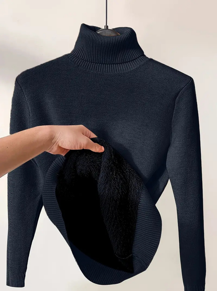 Reliable thermal höghalset jumper for women