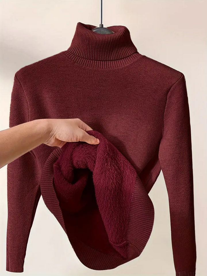 Reliable thermal höghalset jumper for women