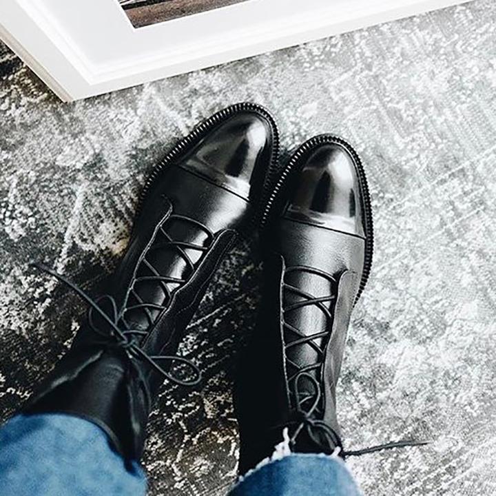 CHRISTINA™ - Vintage boots with heel to women