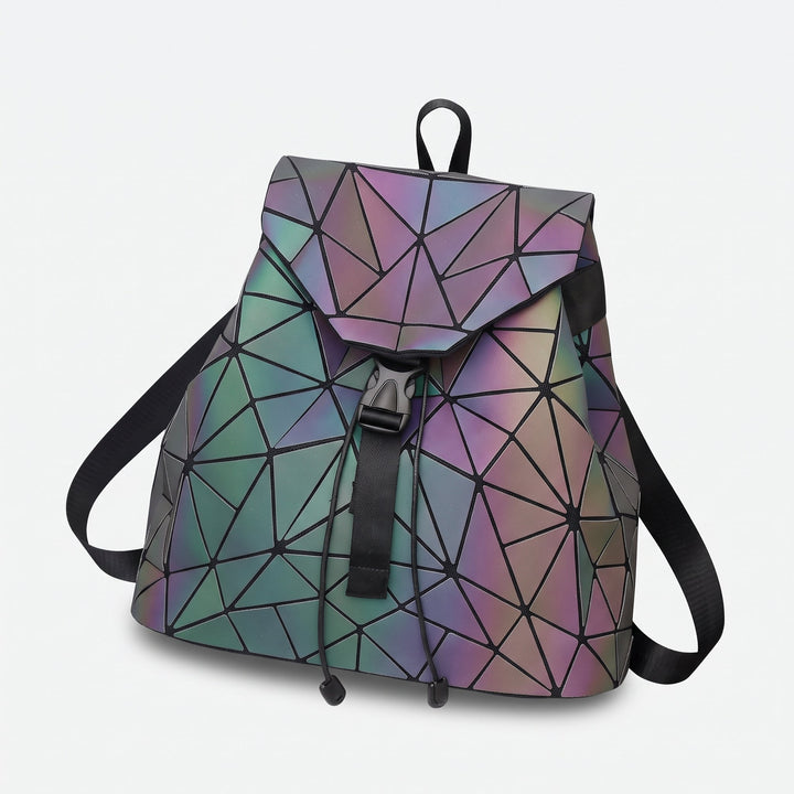 Unisex Luminous Geometric Backpack