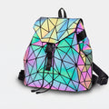 Unisex Luminous Geometric Backpack
