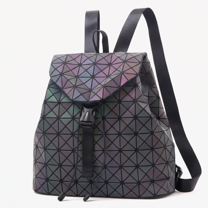 Unisex Luminous Geometric Backpack