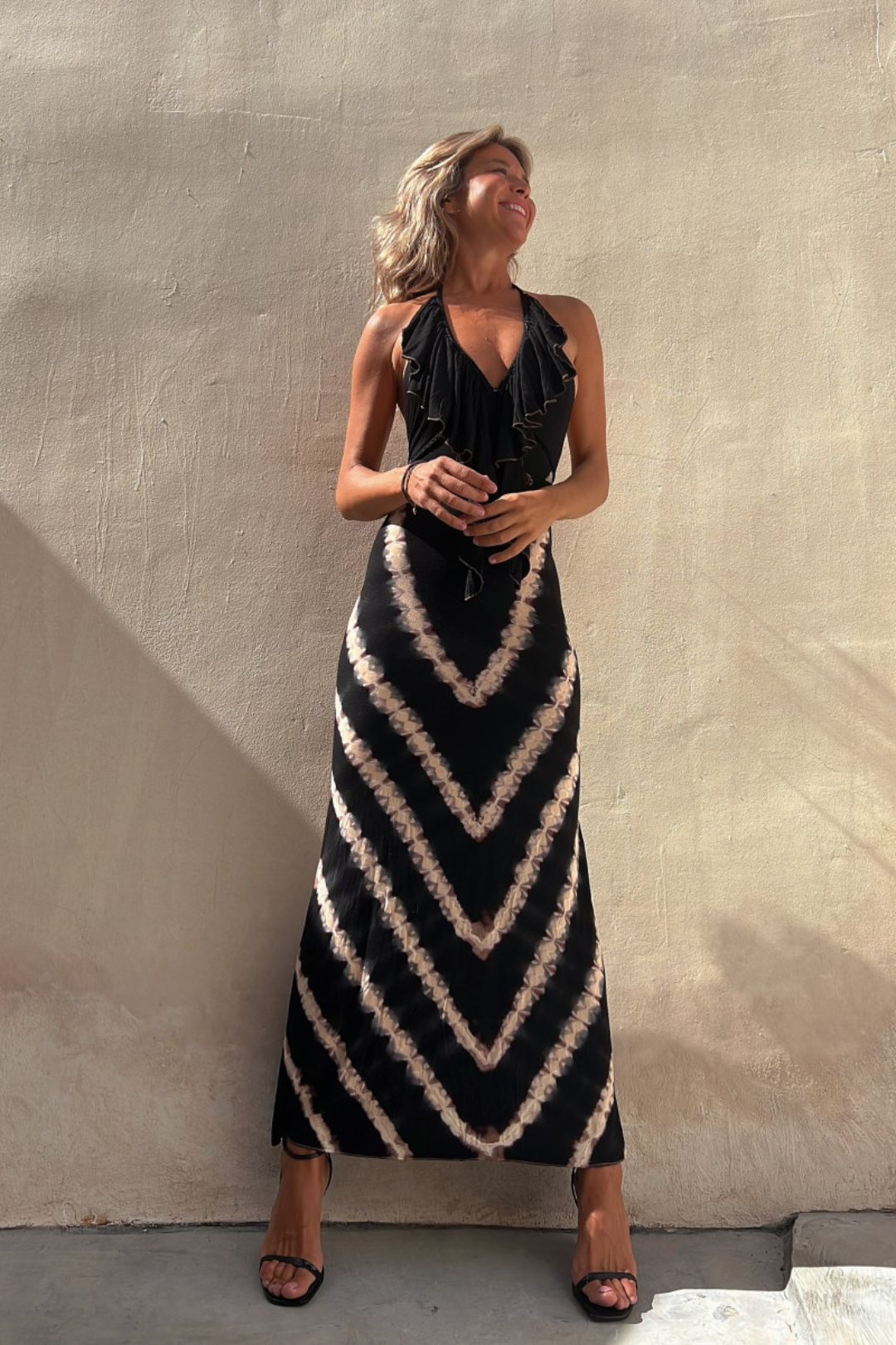 Lilac Halterneck Dress