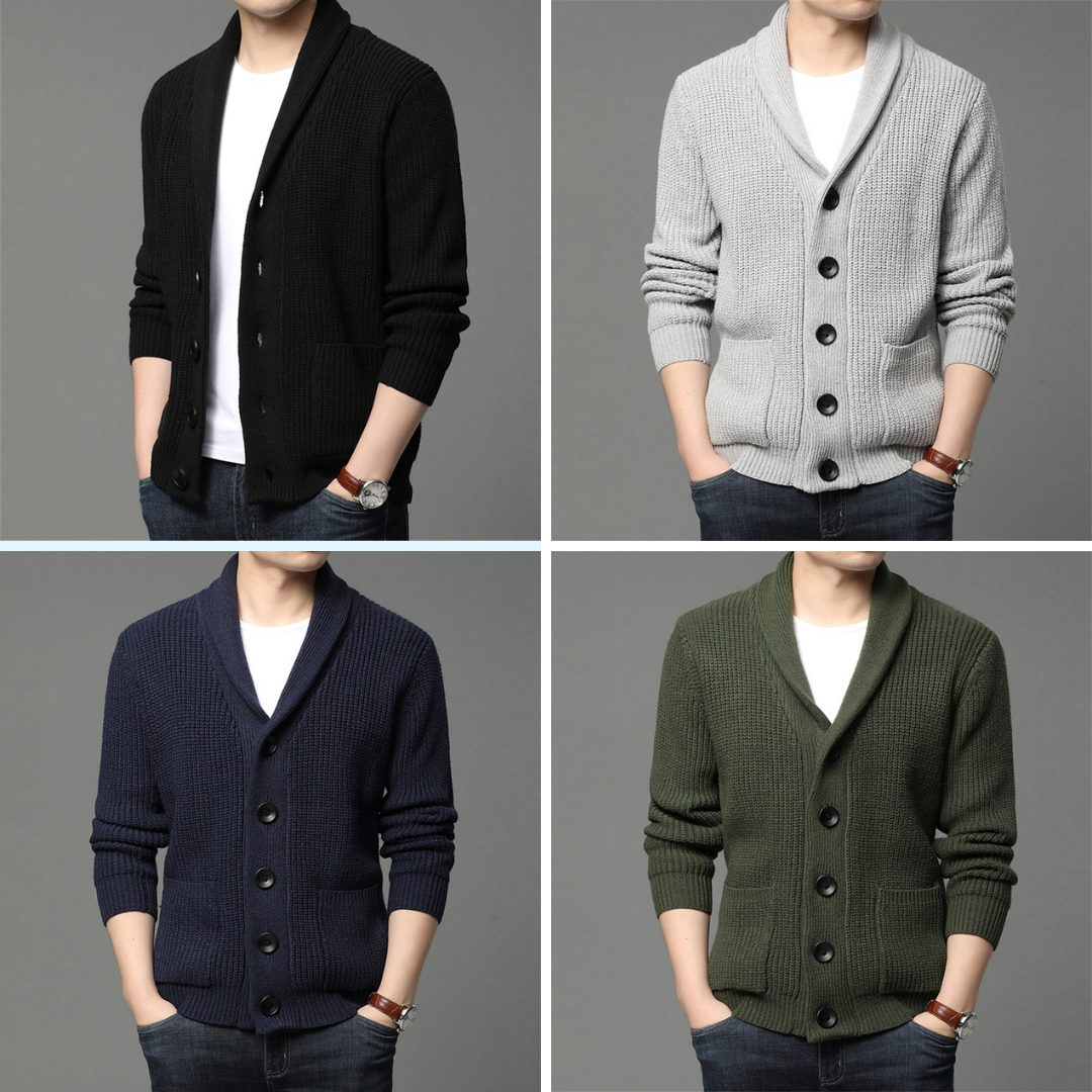 MAILLON - Cardigan men Sweater with buttons