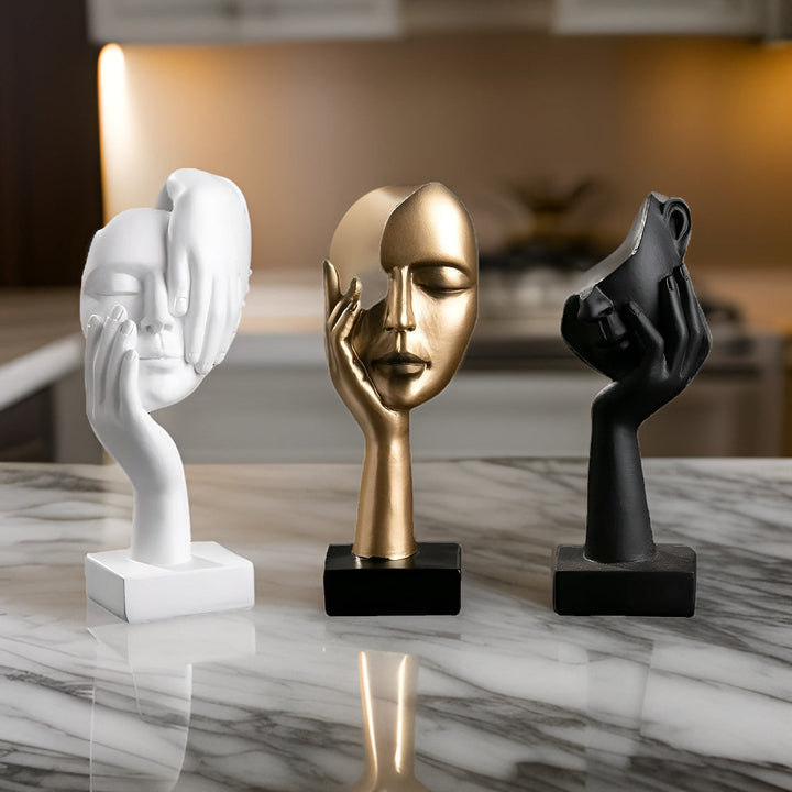 Abstract philosopher sculpture for modern home