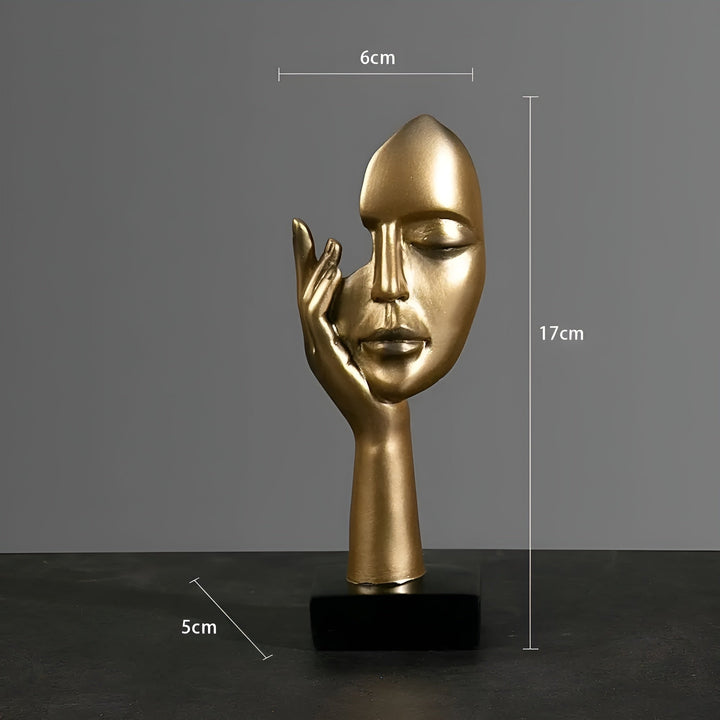Abstract philosopher sculpture for modern home