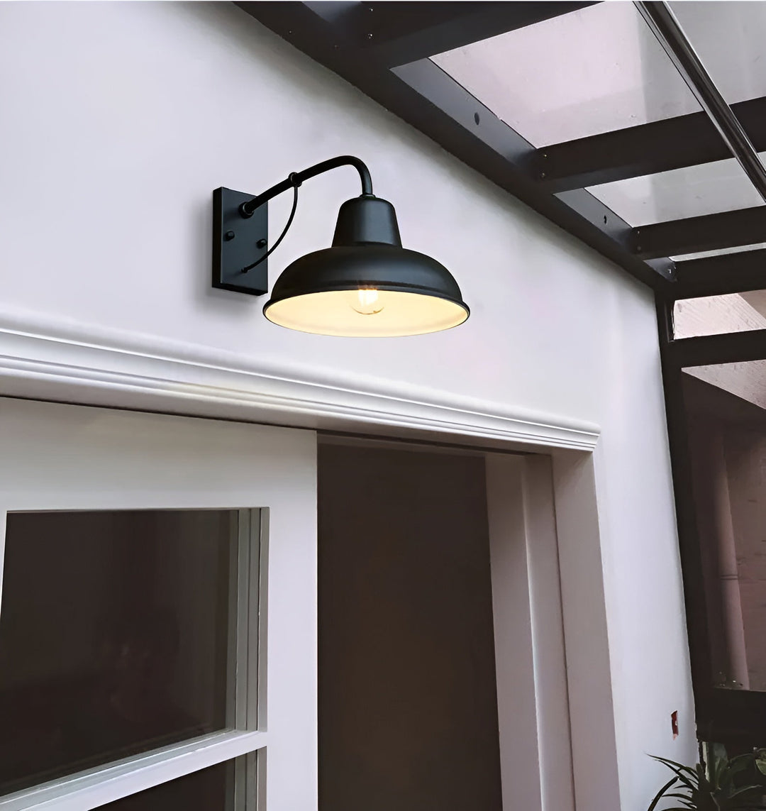 Wall light in antique style for indoor and outdoor usage