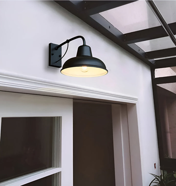 Wall light in antique style for indoor and outdoor usage