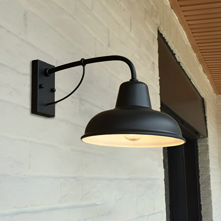 Wall light in antique style for indoor and outdoor usage