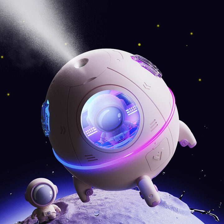 Astronaut luftfukter with night lamp and savour diffu notice