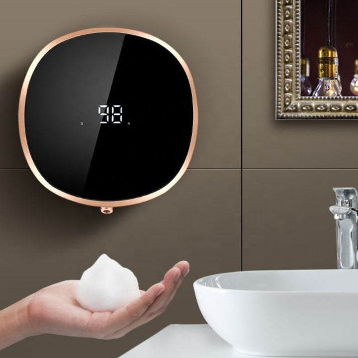 Automatic soap exemption with infra-red sensor for hygienic hand laundry