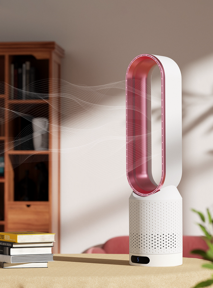 Portable Air Cooler with Air Purifier and Oscillating Fan