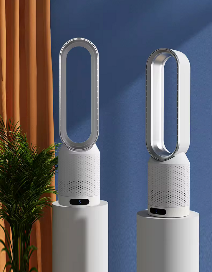 Portable Air Cooler with Air Purifier and Oscillating Fan