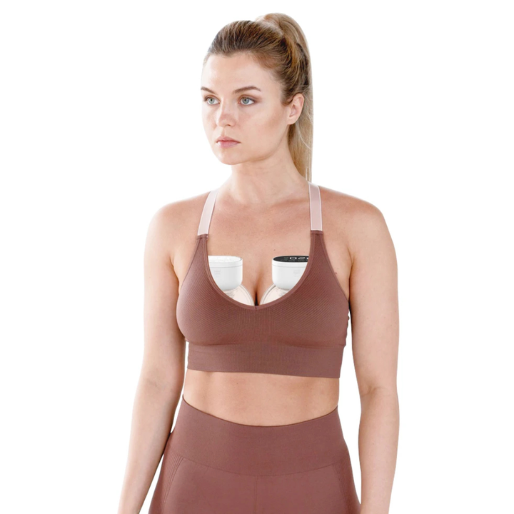 Portable electric breast pump for mödre with straps suck level