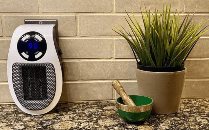 Portable electric varmeovn with remote control