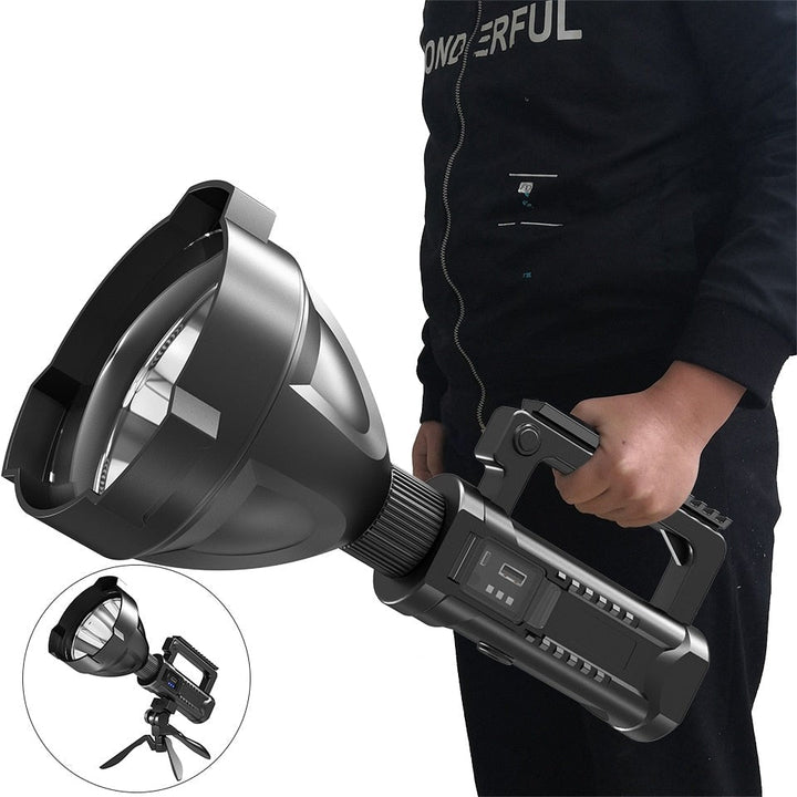 Rechargeable LED Searchlight for Outdoor Use - Powerful and Portable