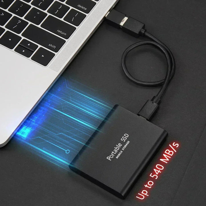 Portable ssd-solid state drive for cheerful storage