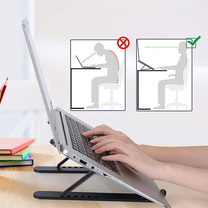 Portable Laptopstativ – Ergonomic and Sammenleggbart