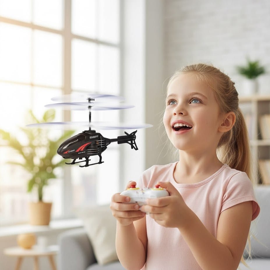 Children one *mini helicopter for indoor play