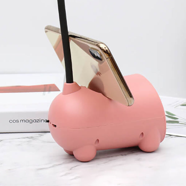Table Lamp with LED Touch Control and Pen Holder