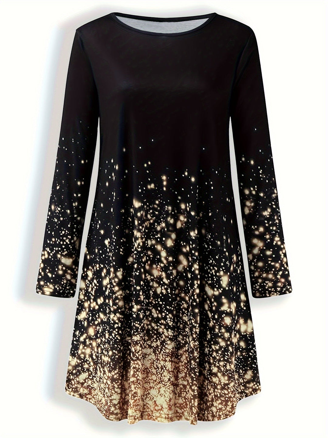 Women Midi Dress with Flattering Design and Kunstneriske Patterns