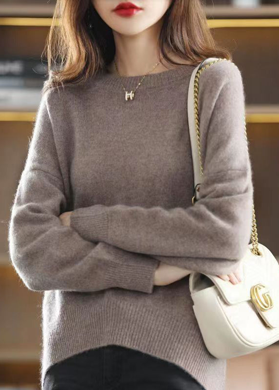 Damegenser with O-neck and Unique Patchwork-Design