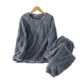 Plaid Pajama Set for Women - Soft Loungewear