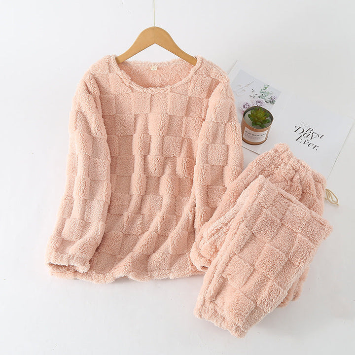Plaid Pajama Set for Women - Soft Loungewear