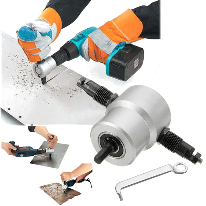 Tool for metallskjäring with double head