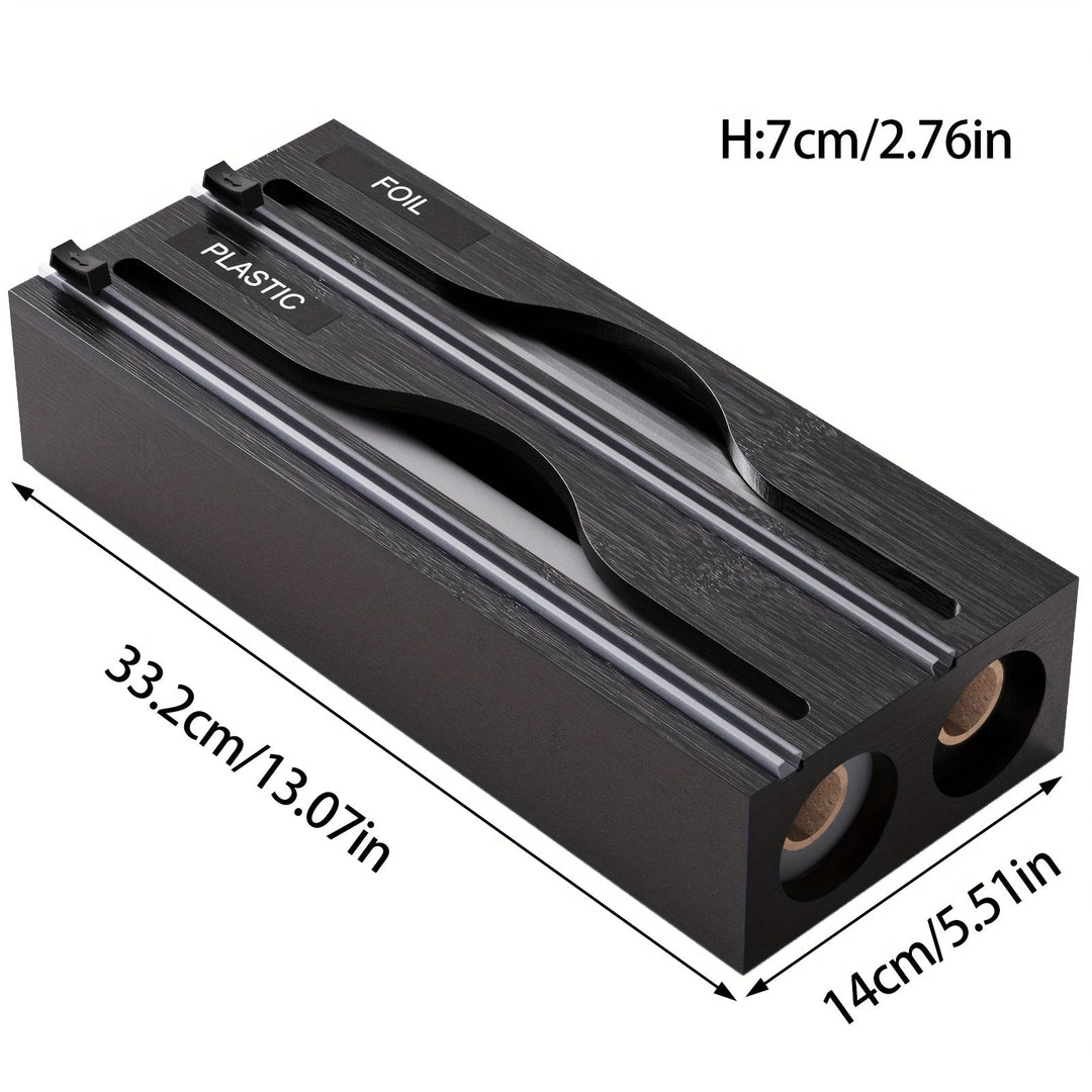 Efficient 2-in-1 Kitchen Wrap Dispenser with Cutter