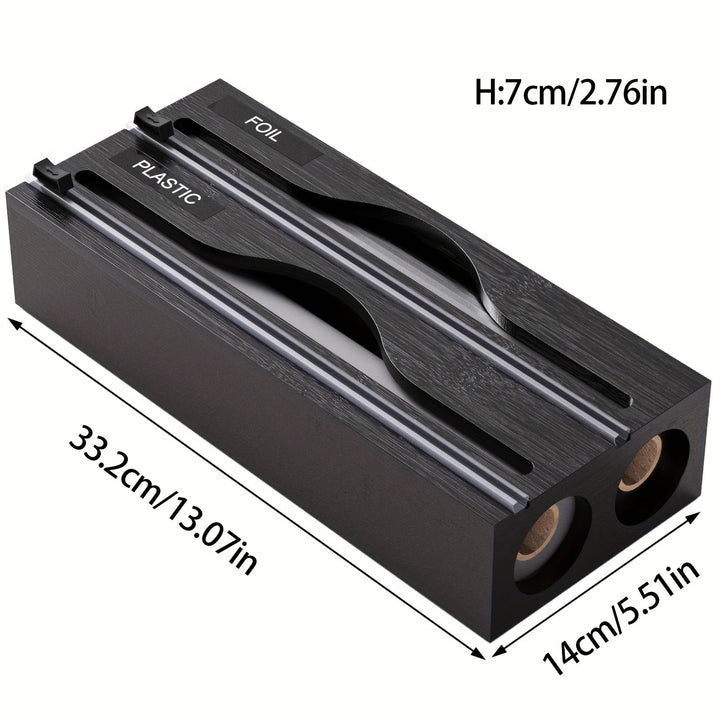 Efficient 2-in-1 Kitchen Wrap Dispenser with Cutter