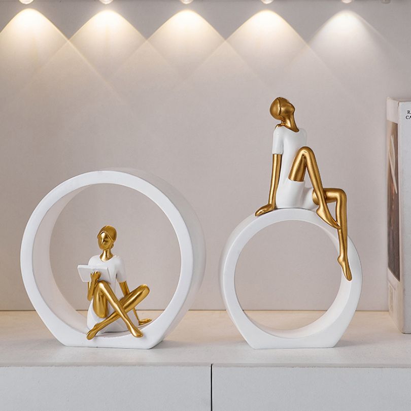 Elegant abstract decorations for desk and home