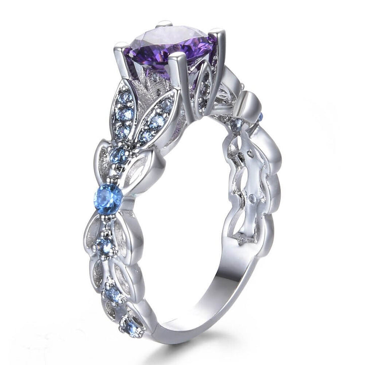 Elegant ametyst ring for women
