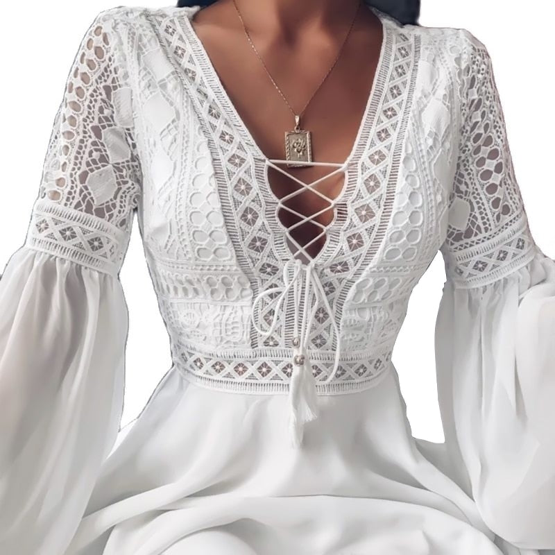 Bohe T blonde dress for women - festival clear &amp; elegant