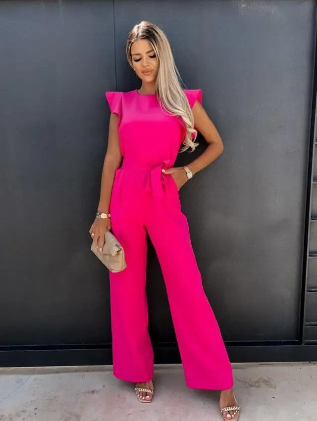 Women Jumpsuit with Ruffles and Vida Ben for Elegant Style