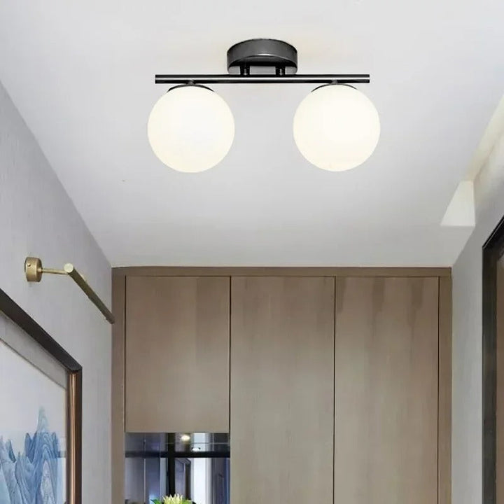 Elegant Glass Ball Ceiling Lamp – Modern Lighting for the Home