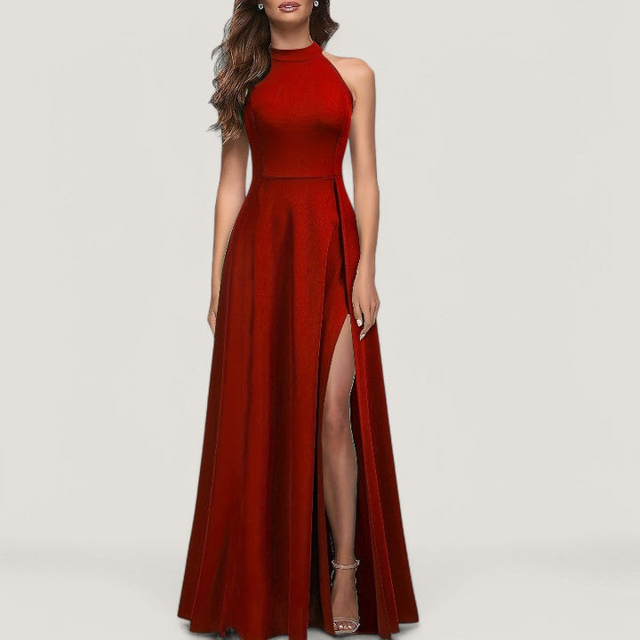 Elegant Halterneck Maxi dress for women