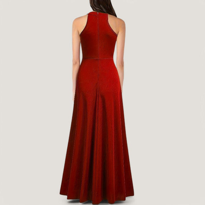 Elegant Halterneck Maxi dress for women