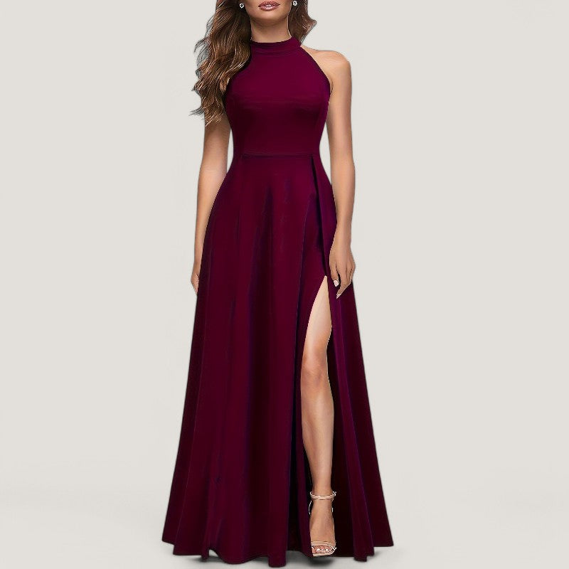 Elegant Halterneck Maxi dress for women