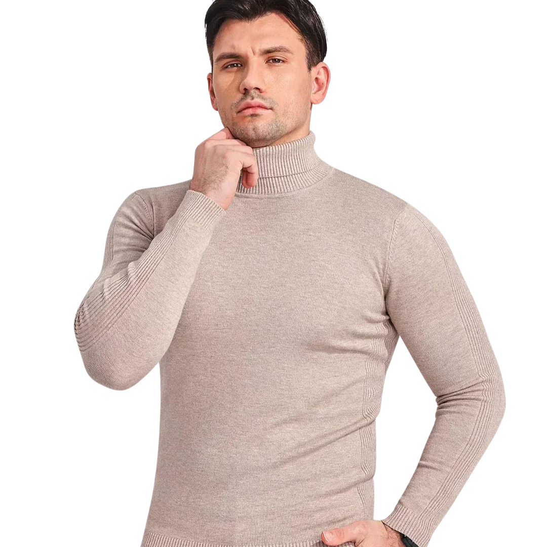 Herres turtleneck jumper in classic style