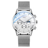 Elegant Men's Stainless Steel Watch – Mechanical and Quartz