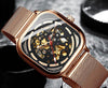 Elegant Men's Stainless Steel Watch – Mechanical and Quartz