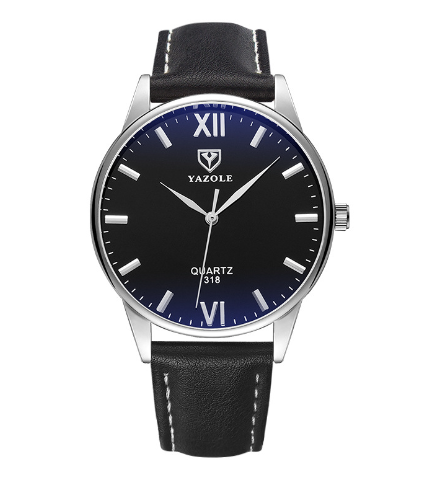 Elegant Quartz Men's Watch with Strap