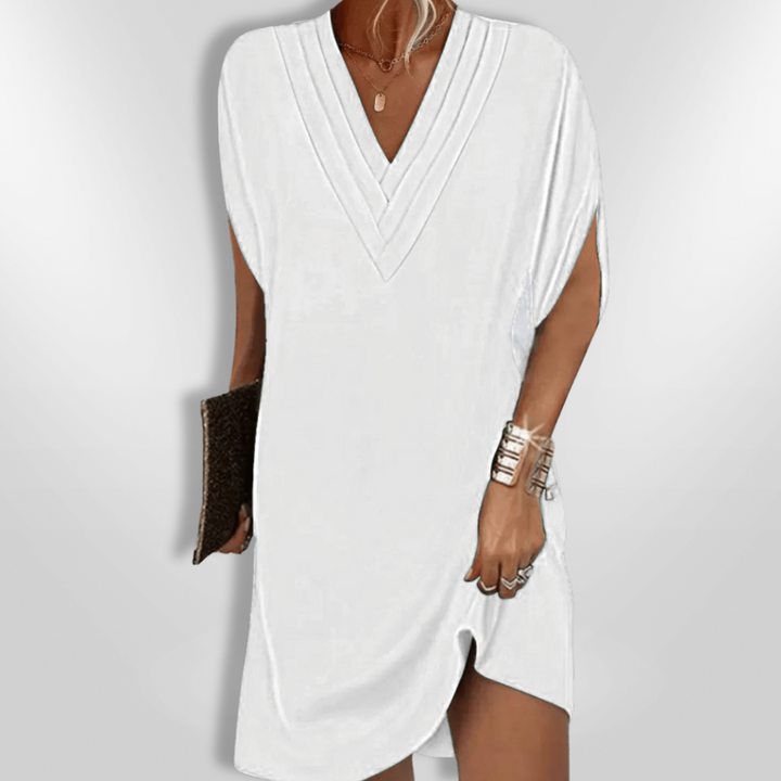 Women Maxi Dress with Drapert Design – Elegant &amp; Comfortable