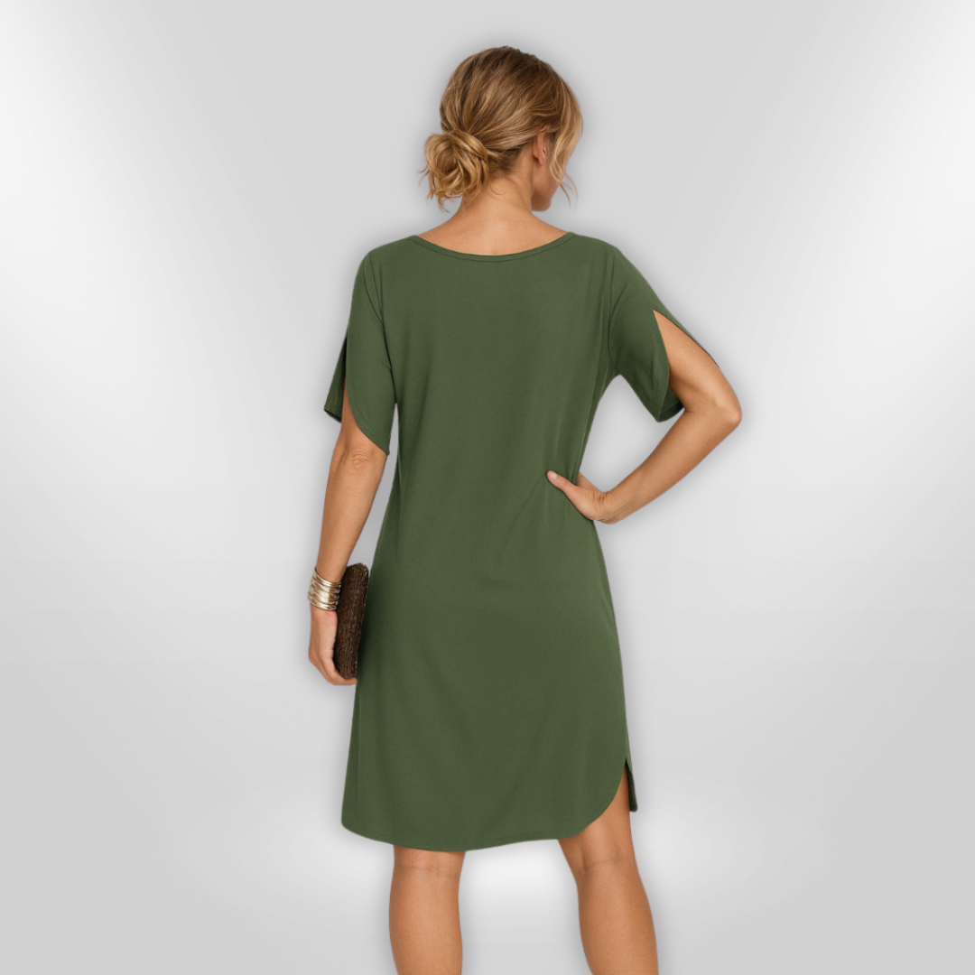 Women Maxi Dress with Drapert Design – Elegant &amp; Comfortable