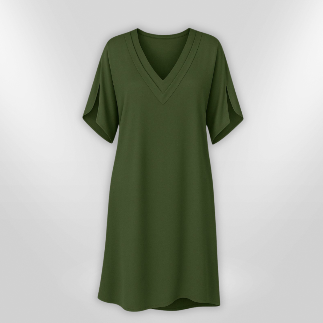 Women Maxi Dress with Drapert Design – Elegant &amp; Comfortable
